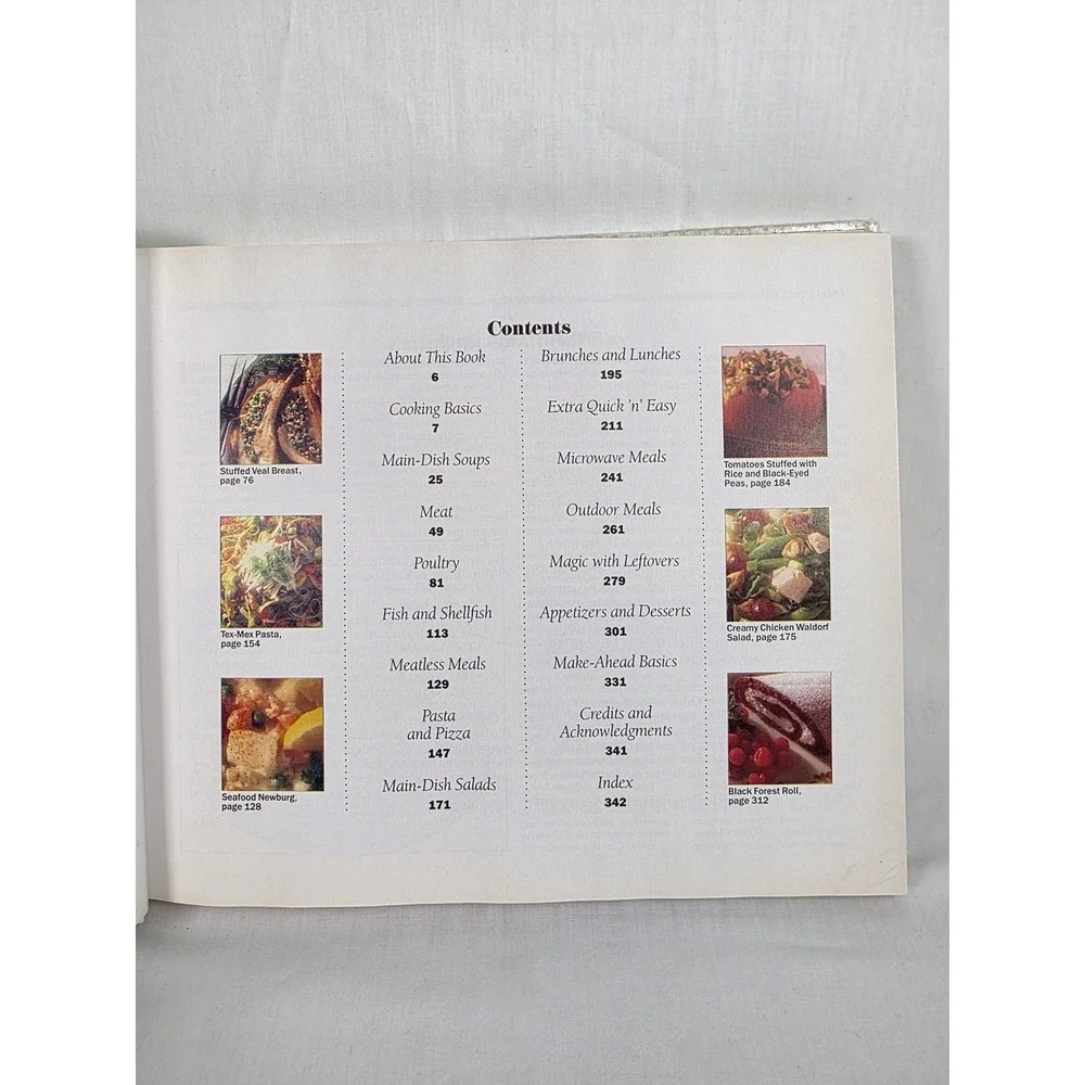 Readers Digest One Dish Meals The Easy Way‎ Cookbook Recipes Hardcover VTG 1991